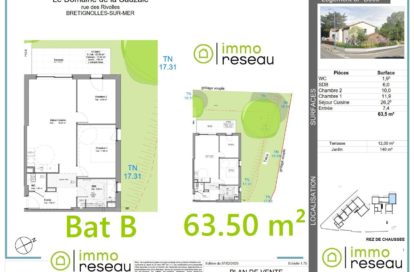 Appartement en frais réduits à BRETIGNOLLES SUR MER (85470) - 3011439315