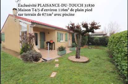 Maison à PLAISANCE-DU-TOUCH (31830) - 3011427368