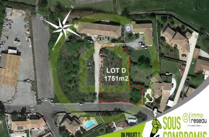 Terrain artisanal à MONTBAZIN (34560) - 3011434563