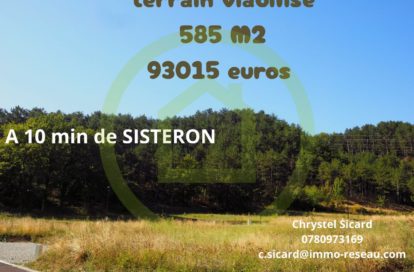 Terrain en lotissement à AUBIGNOSC (04200) - 3011441108