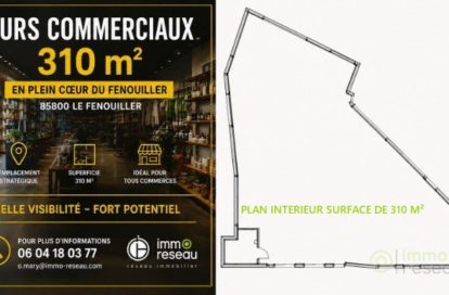 Murs commerciaux à LE FENOUILLER (85800) - 3011444865
