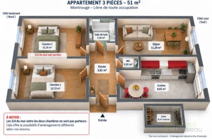 Appartement à MONTROUGE (92120) - 3011443159